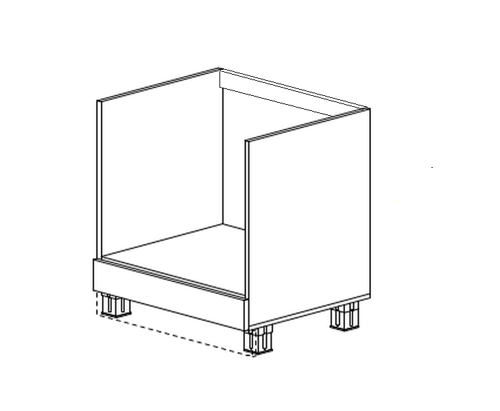 Кухонный ящик под духовой шкаф
