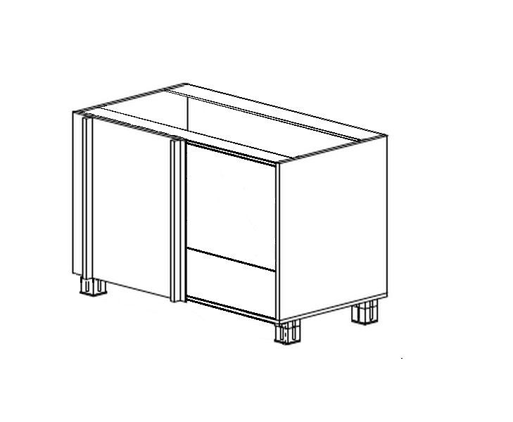 Каркас нижнего шкафа кухни